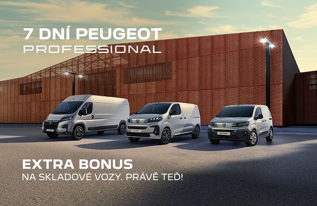 7 DNÍ PEUGEOT PROFESSIONALL
