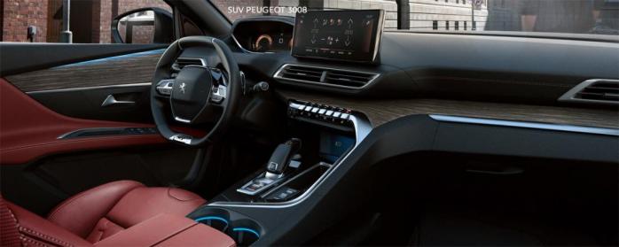 Místo řidiče nové SUV Peugeot 3008